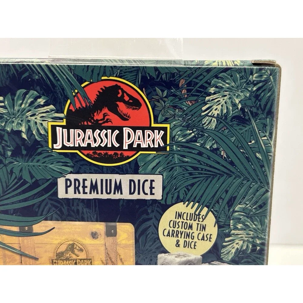 Jurassic Park Premium Dice Set NIB Factory Sealed Playable Collectible